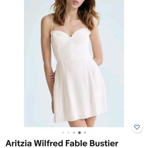 Wilfred Aritzia White Fable Bustier Dress Size 00